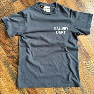 Gallery Dept Charcoal Tee with Logo Patch